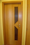 Interiérové dveře a obložková zárubeň, Dveře Styl S4, přírodní dýha Dub, sklo MasterCare, Klika MaT Mondeo